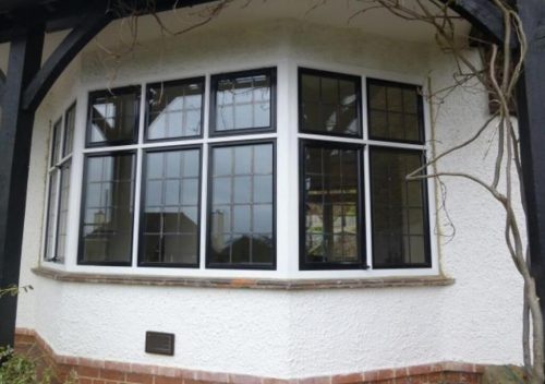 Dual colour steel replacement windows