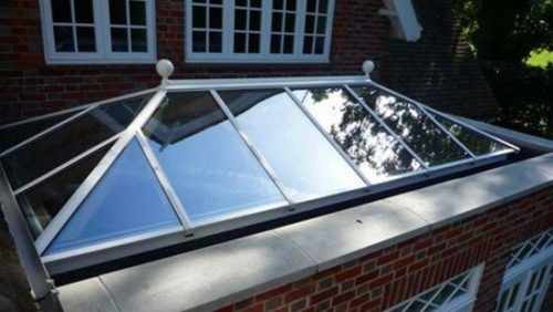 Roof lantern for an extension