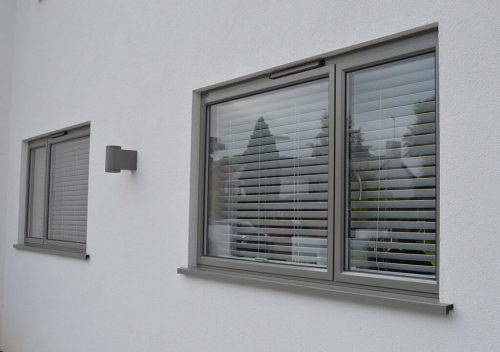 Grey Casement Windows