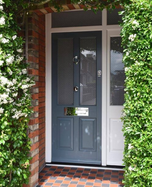 Grey Timber Entrance Door