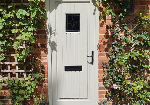 Coloured Timber Door