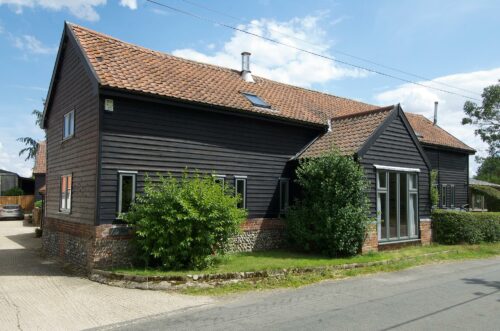 Timber Lipped Casement Windows in London Grey