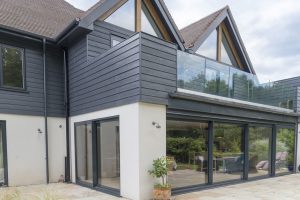 Anthracite Grey aluminium patio doors and windows