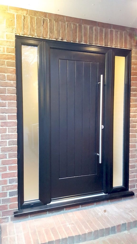 Black RockDoor composite door