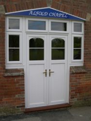 Commercial PVC entrance door