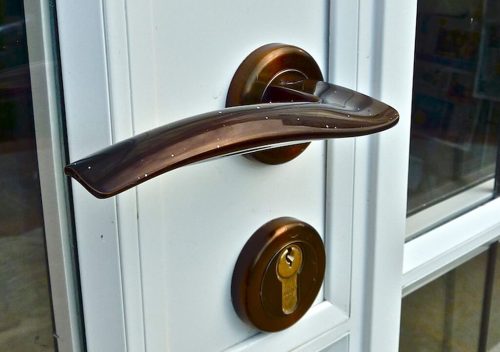 Steel replacement aluminium french door handle