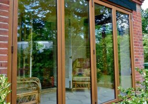 Timber bifold door installation