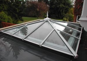 White uPVC roof lantern