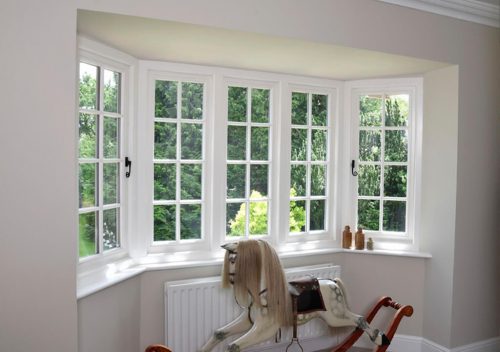 Timber flush sash windows