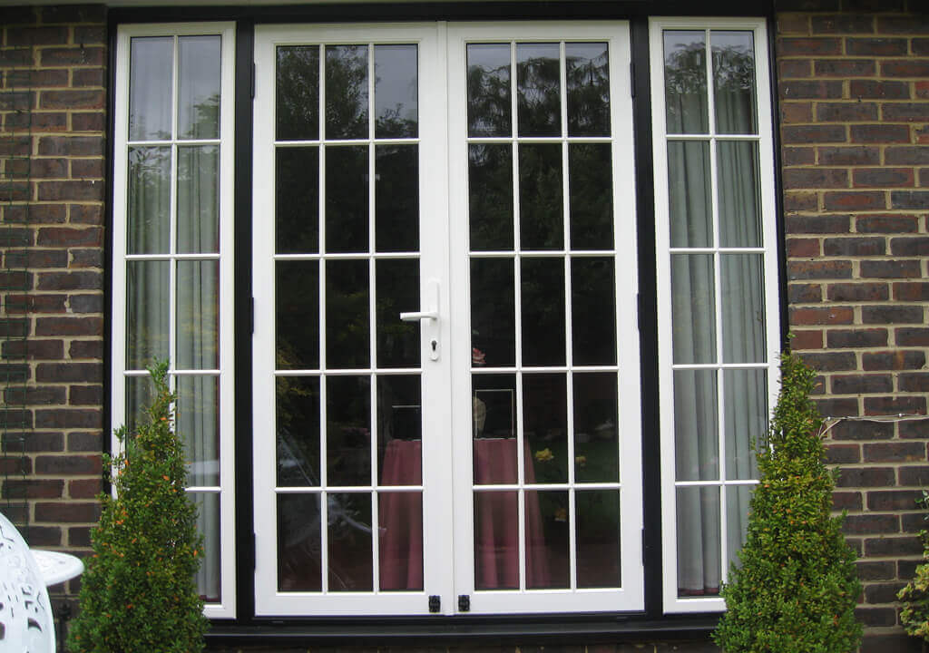 Aluminium French Doors Surrey Double Glazing P&P Glass