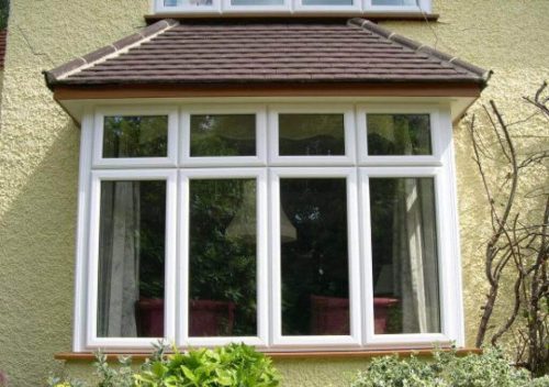 White Casement Bay Window