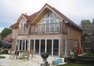 White Timber Bifold Doors