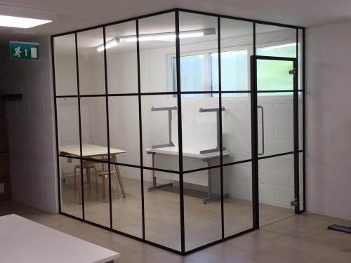 office glass partition