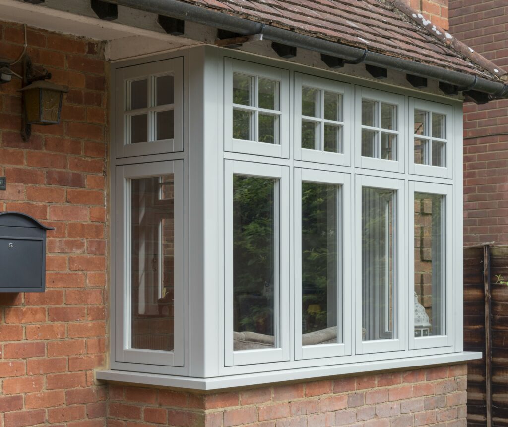 Pvc Wood Frame Window Wood effect PVC Flush Casement Windows - P & P Glass Limited